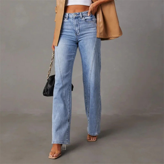 Sommerfeld | Hochtaillierte Weite Jeans