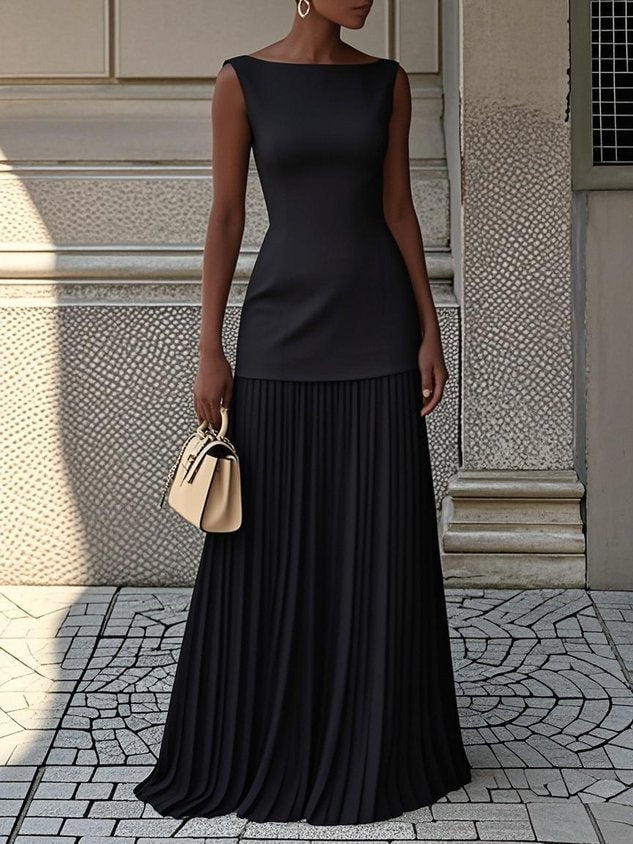 Sommerfeld | Faltenmaxikleid