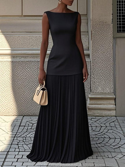 Sommerfeld | Faltenmaxikleid