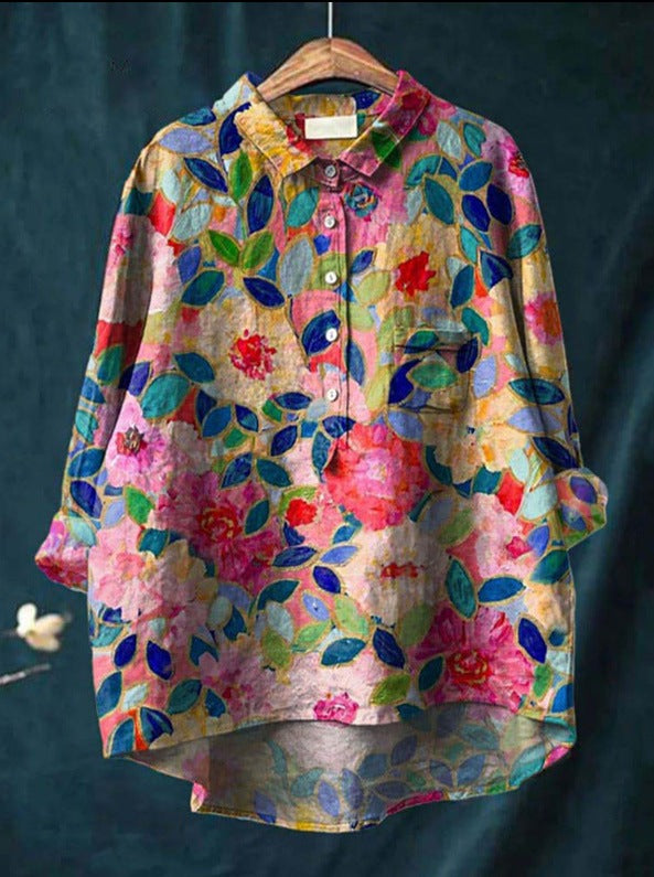 Anita | Vintage Französische Bluse