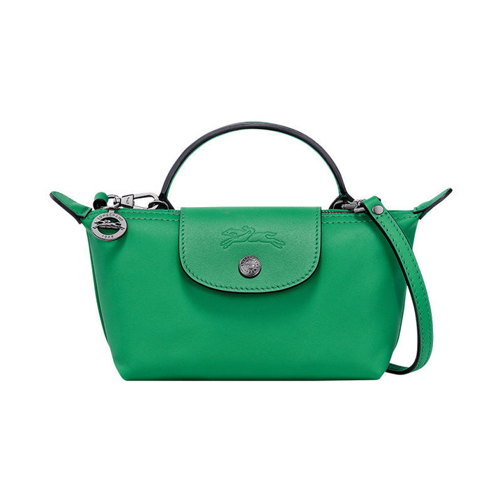 Mini Leder Henkeltasche – Grün