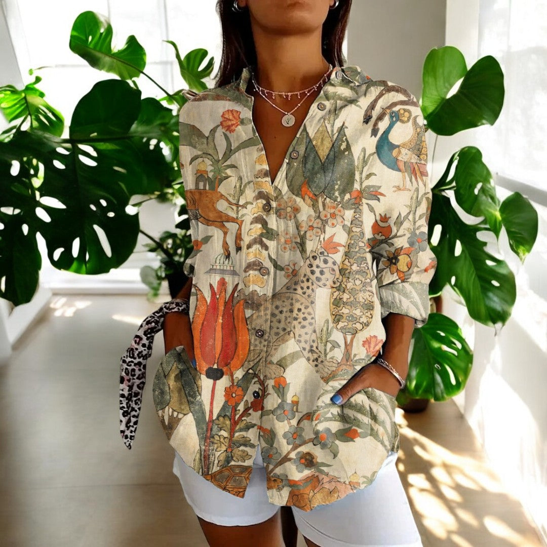 Irelle | Elegante Bluse im floralen Design