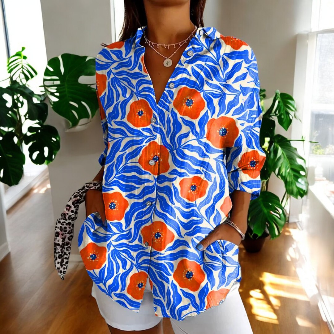Irelle | Elegante Bluse im floralen Design