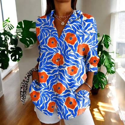 Irelle | Elegante Bluse im floralen Design