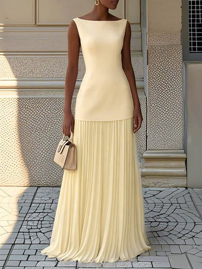Sommerfeld | Faltenmaxikleid