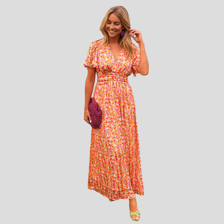Erika™ - Elegantes und Bequemes Blumenkleid