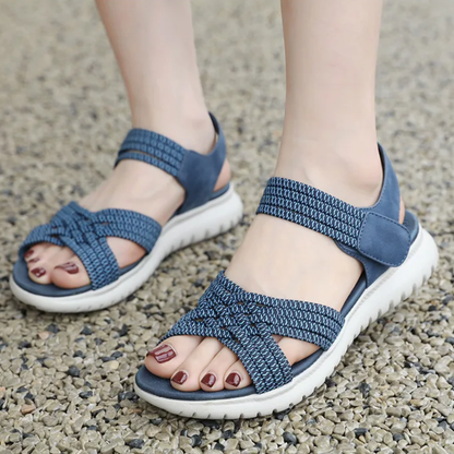 Sommerfeld | Bequeme Leichtgewicht-Sandalen mit elastischem Halt