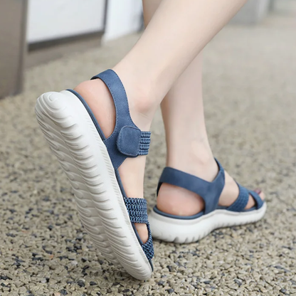 Sommerfeld | Bequeme Leichtgewicht-Sandalen mit elastischem Halt