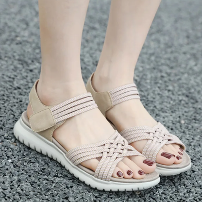 Sommerfeld | Bequeme Leichtgewicht-Sandalen mit elastischem Halt