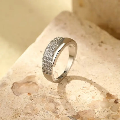 Sommerfeld | Eleganter Goldring mit strahlenden Steinen (Kaufe 1, erhalte 1 gratis)