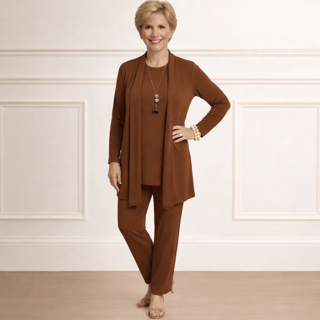 Ronalie | Stilvolles Ensemble aus Bluse und Hose