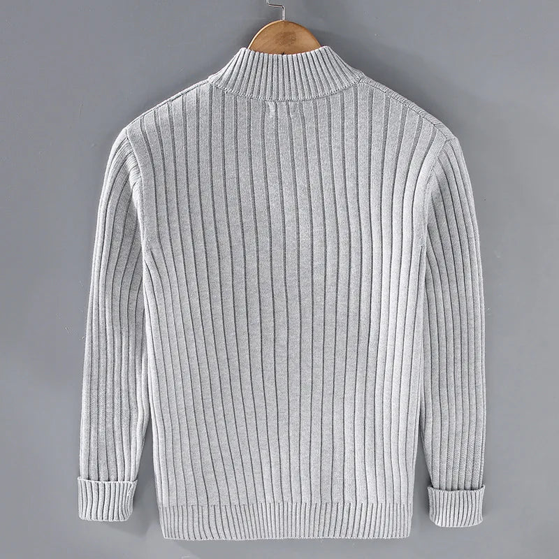 Ruben™ | Legere Zip-Up Strickjacke