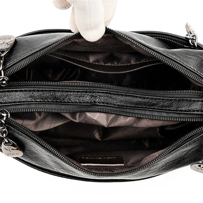 Paula | Klassische Vintage-Ledertasche