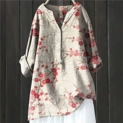 Mabell | Bluse mit floralem Charme