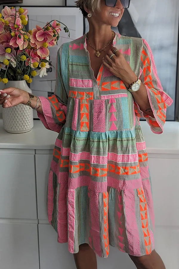 Wayne™ - Handcrafted Linen-Cotton Weekend Dress