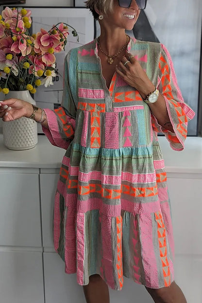 Wayne™ - Handcrafted Linen-Cotton Weekend Dress