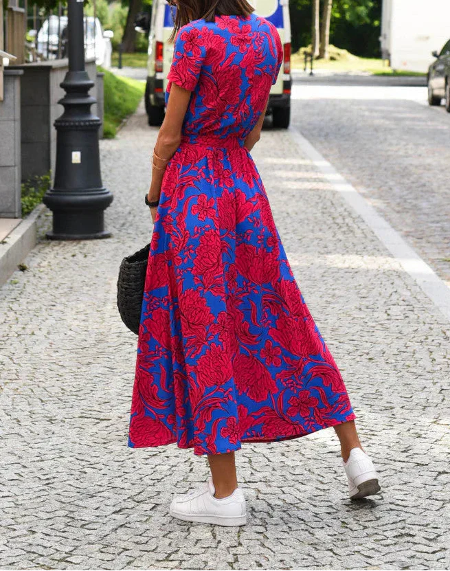 Jorlyn™ - Stilvolles Kleid mit V-Ausschnitt und taillierter Silhouette