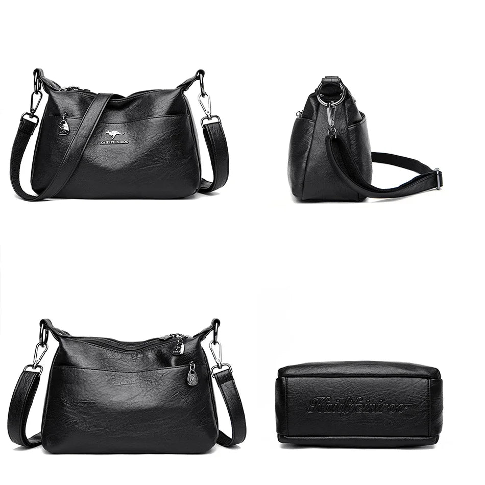 Paula | Klassische Vintage-Ledertasche