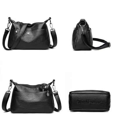 Paula | Klassische Vintage-Ledertasche