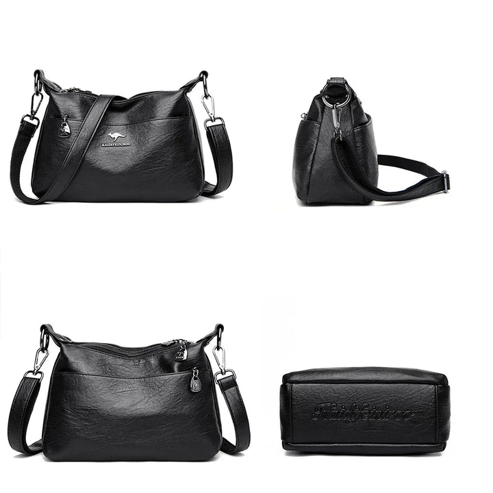 Paula | Klassische Vintage-Ledertasche