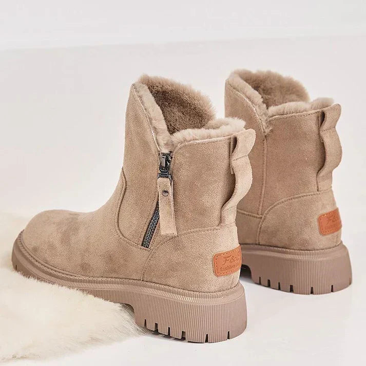 Sommerfeld™ | Gefütterte Winterstiefel mit seitlichem Reißverschluss