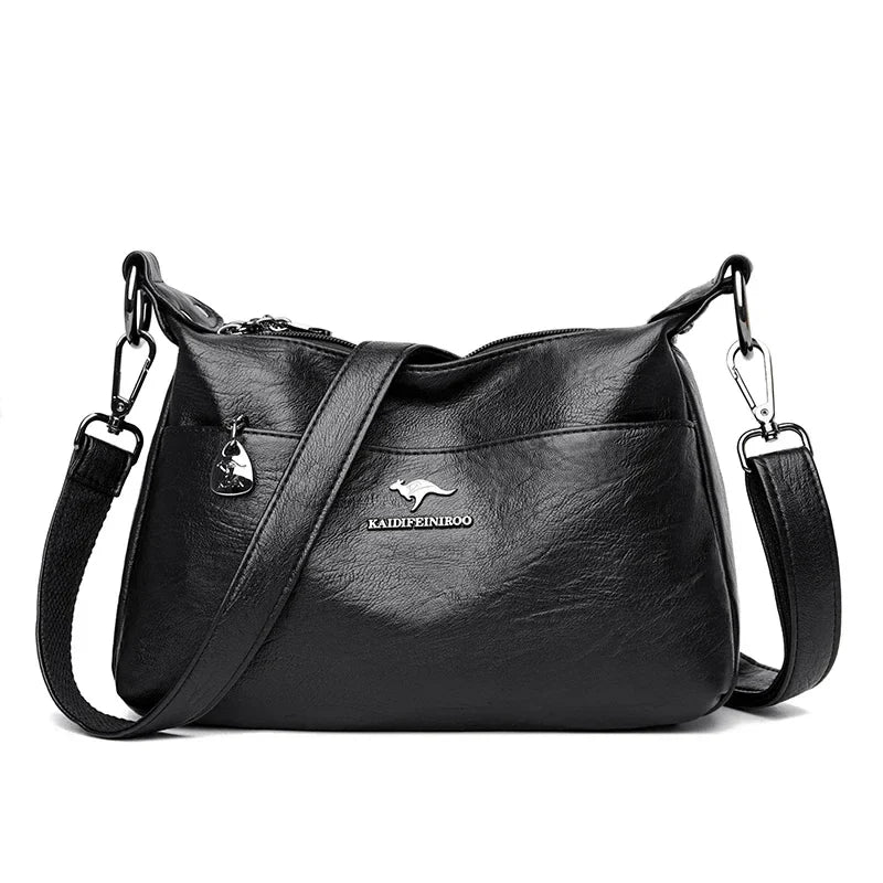 Paula | Klassische Vintage-Ledertasche