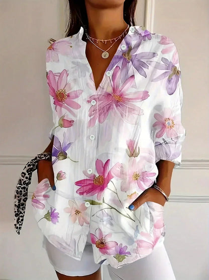 Shielo | Bluse im abstrakten Design