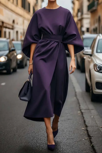 Rome™ – Klassisches Kleid mit stilvollen Laternenärmeln