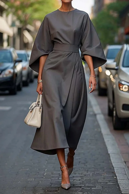Rome™ – Klassisches Kleid mit stilvollen Laternenärmeln