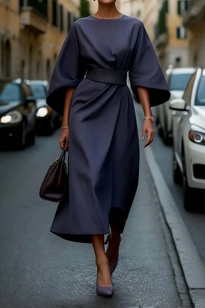 Rome™ – Klassisches Kleid mit stilvollen Laternenärmeln