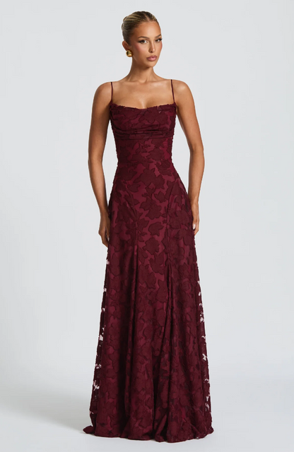 SOFIA | Elegantes Spitzen-Maxi-Kleid