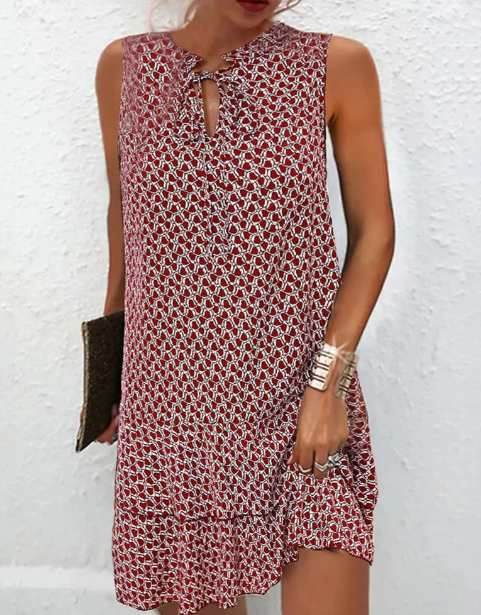 Miri™ – Ärmelloses Sommerkleid mit figurumspielender Bauchpartie