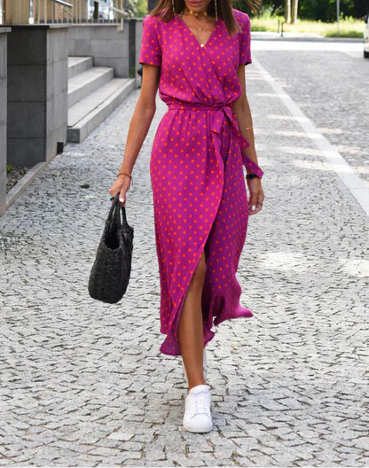 Jorlyn™ - Stilvolles Kleid mit V-Ausschnitt und taillierter Silhouette
