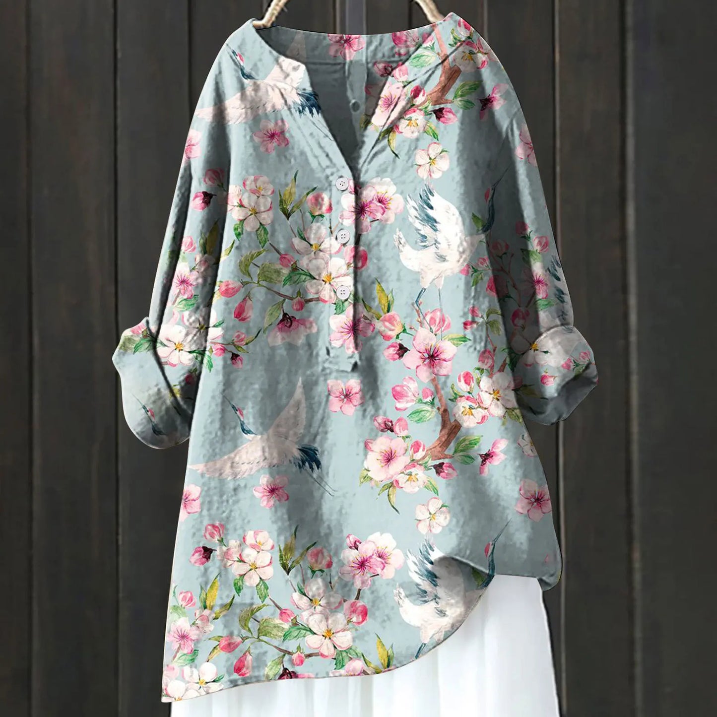 Mabell | Bluse mit floralem Charme