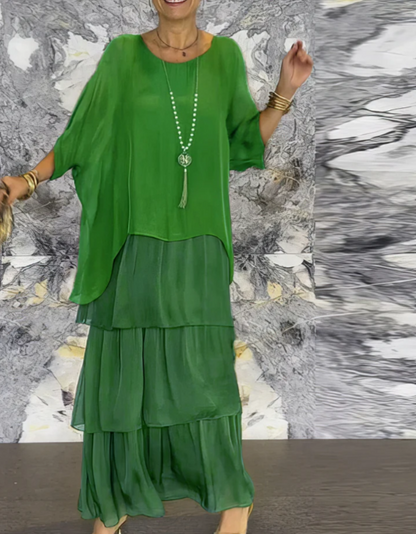 Shina™ - Elegantes Maxi-Kleid mit Fließendem Schnitt