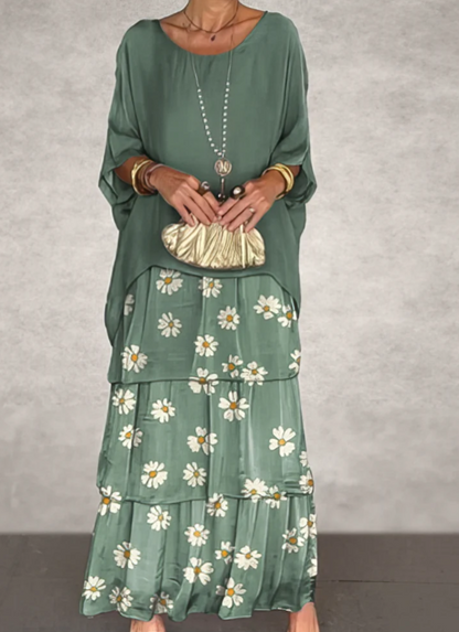 Shina™ - Elegantes Maxi-Kleid mit Fließendem Schnitt