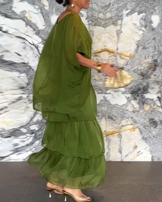 Shina™ - Elegantes Maxi-Kleid mit Fließendem Schnitt
