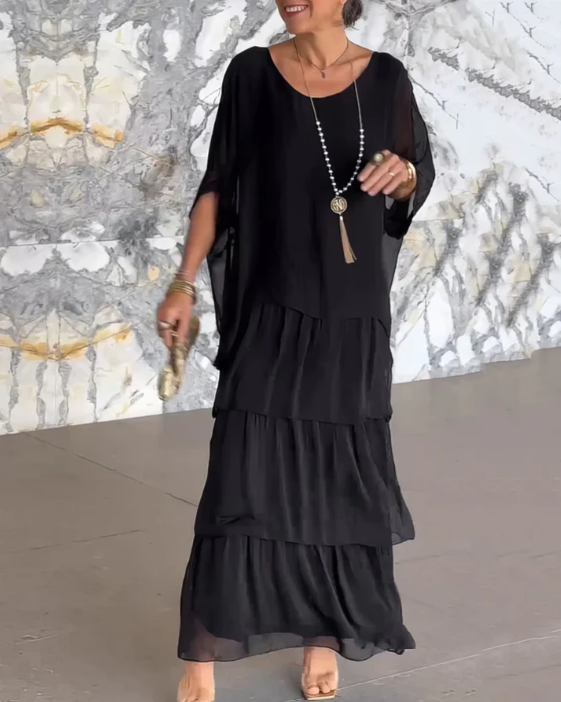 Shina™ - Elegantes Maxi-Kleid mit Fließendem Schnitt