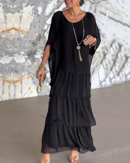 Shina™ - Elegantes Maxi-Kleid mit Fließendem Schnitt