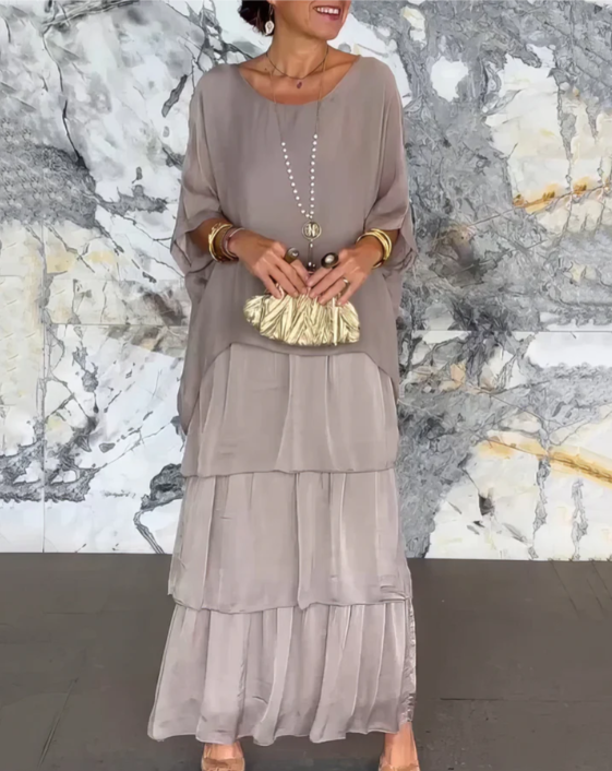 Shina™ - Elegantes Maxi-Kleid mit Fließendem Schnitt