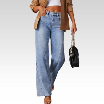 Sommerfeld | Hochtaillierte Weite Jeans
