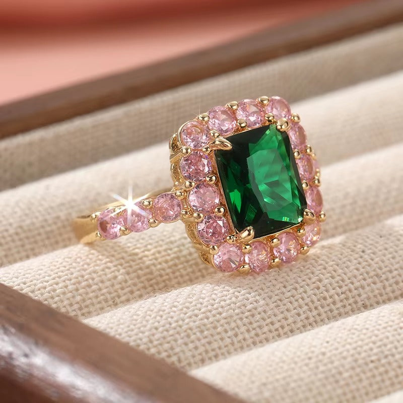 Begrenzte Auflage: Royal Pink Ring zur Unterstützung des Brustkrebsbewusstseins – Kaufe 1, erhalte 1 gratis!