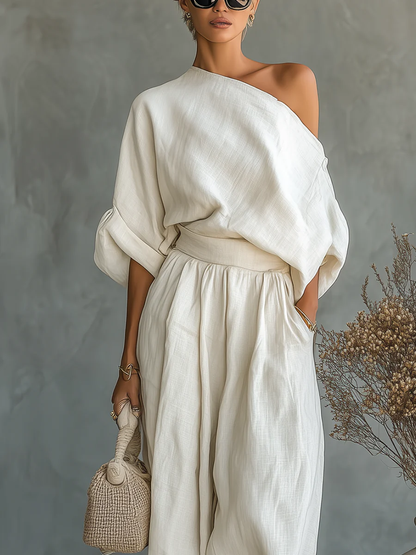 Mila™ | Zweiteiliges Set mit Off-Shoulder-Oberteil
