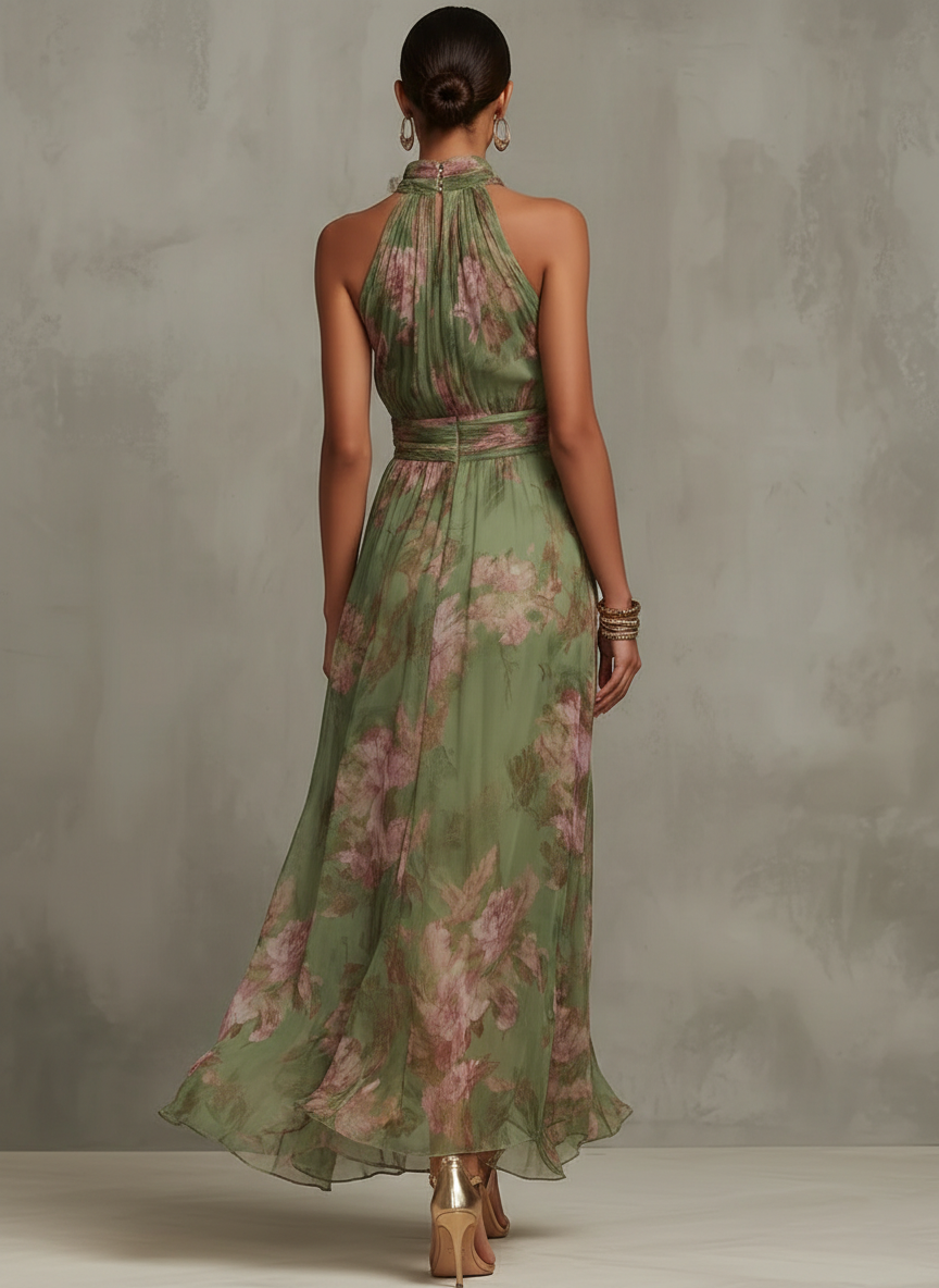 Savenora | Elegantes Sommerkleid mit Blumenmuster