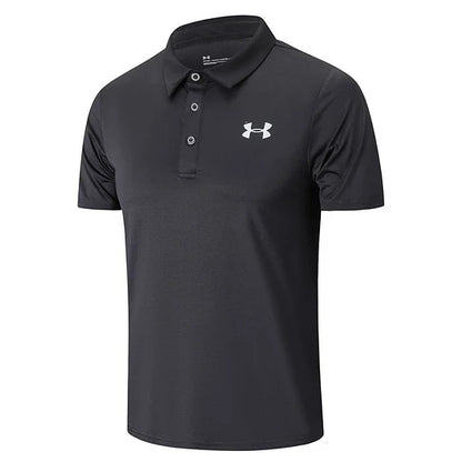 Moisture-Wicking Stretch Golf Polo Shirt