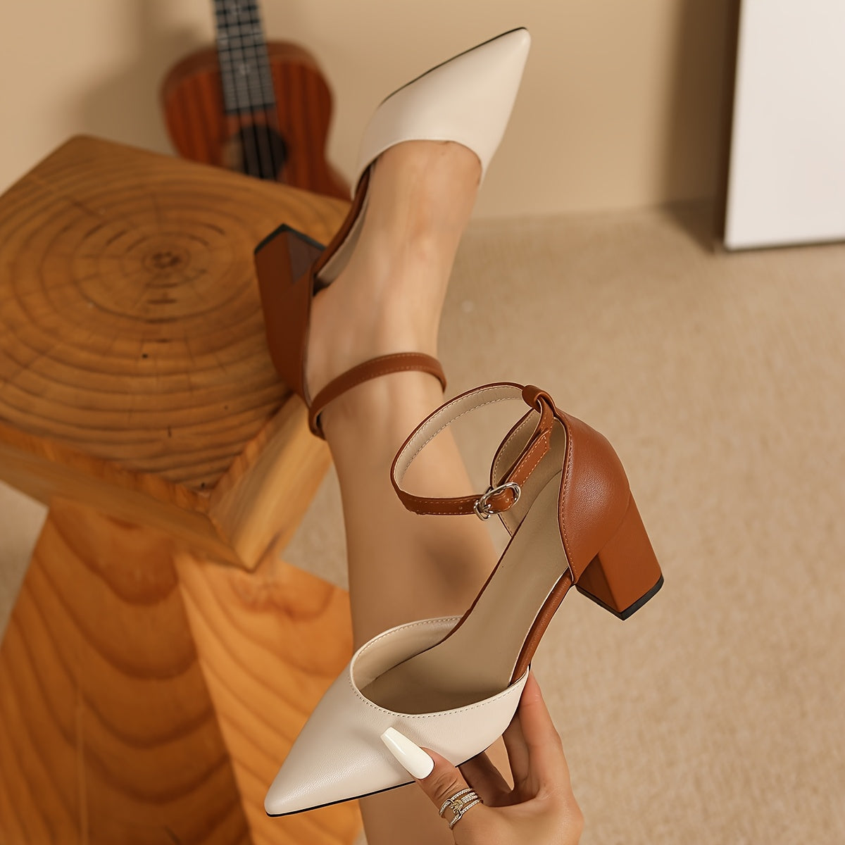 Sommerfeld™ | Bicolor Strappy High Heels