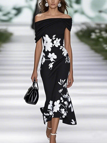 Frederique | Elegantes Blumenkleid
