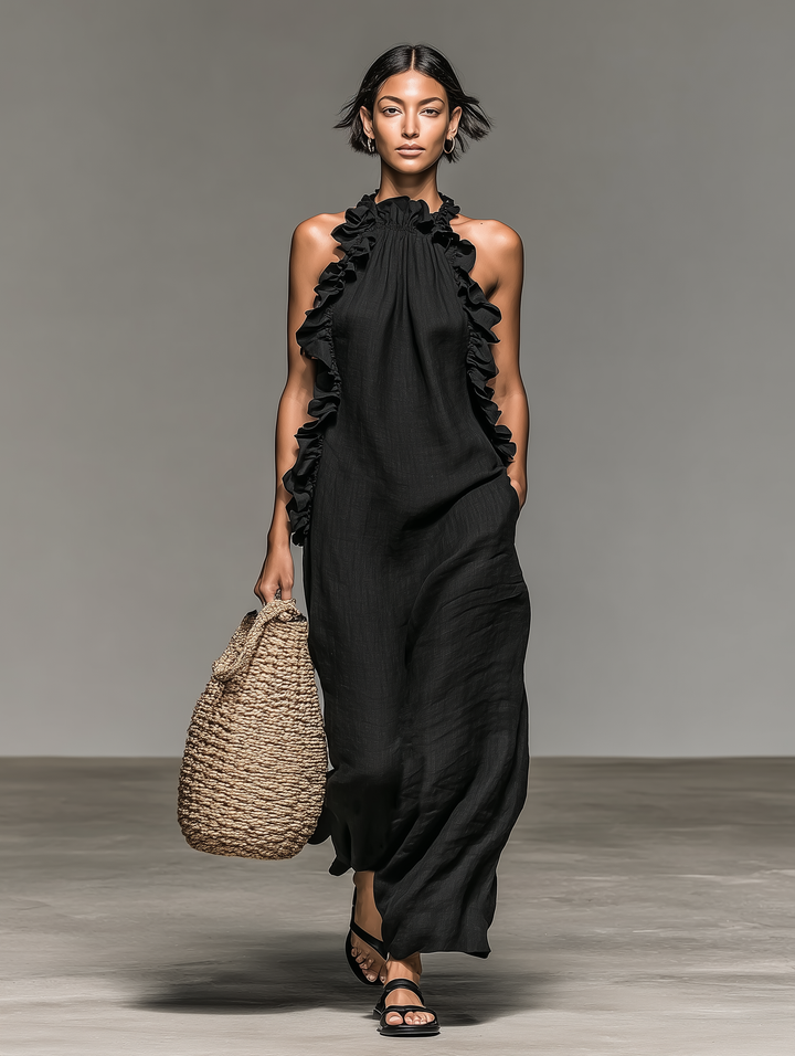 Savenora| Elegantes Maxi-Kleid mit Taschen