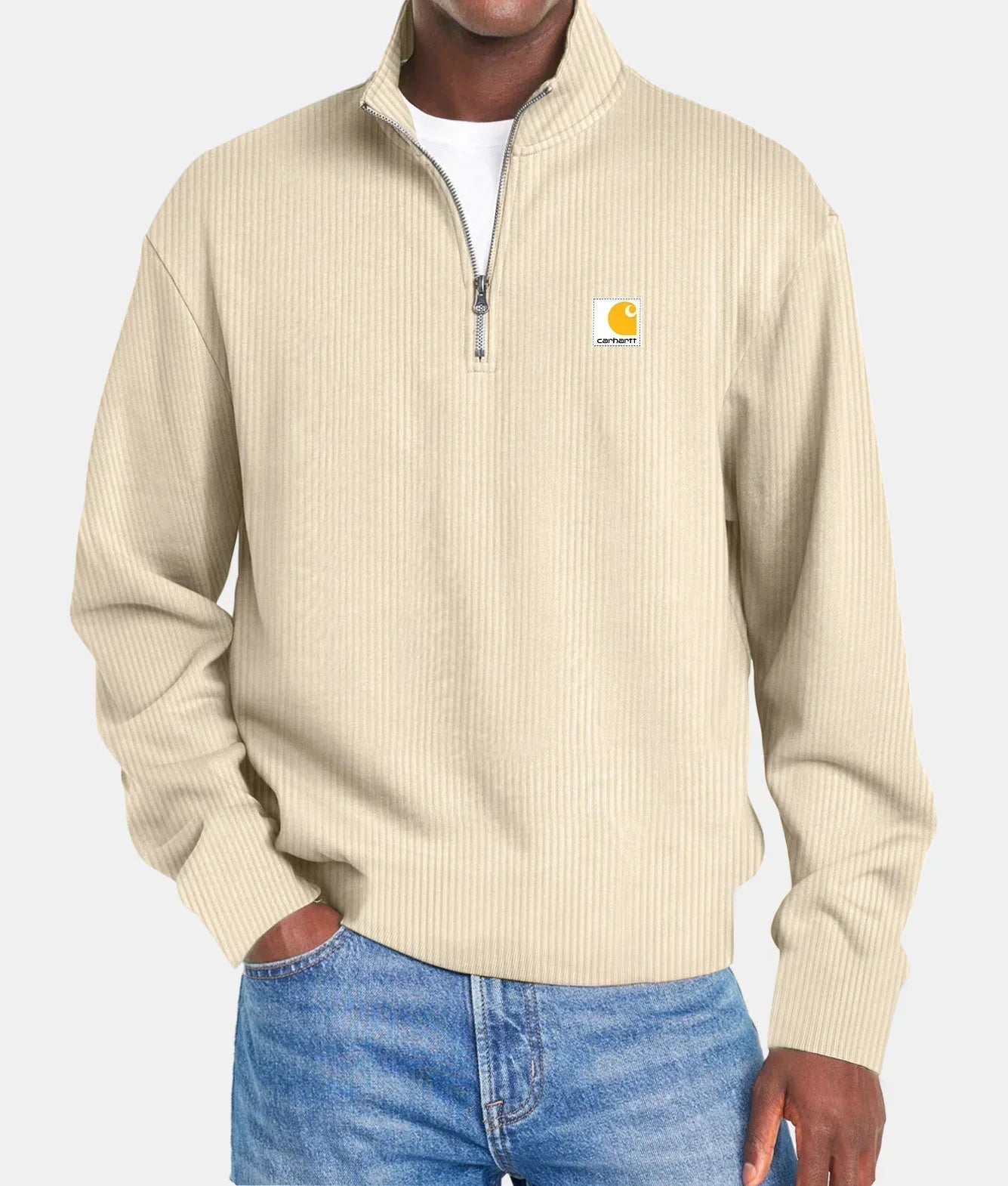 Rentos Langärmlige Casual-Jacke mit Reißverschluss