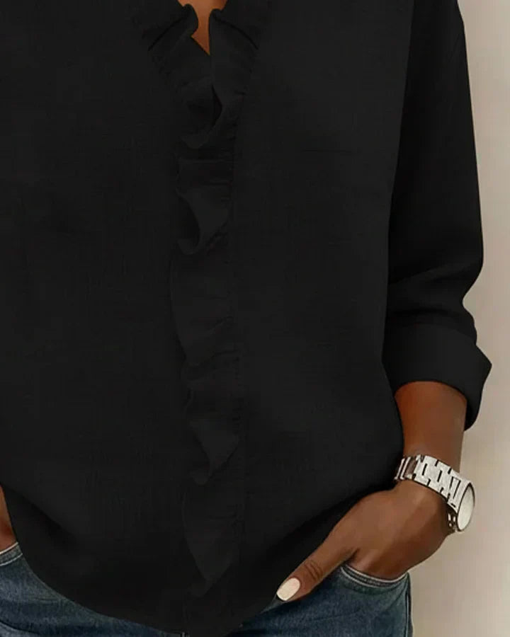 Beatrice | Elegante V-Ausschnitt Bluse